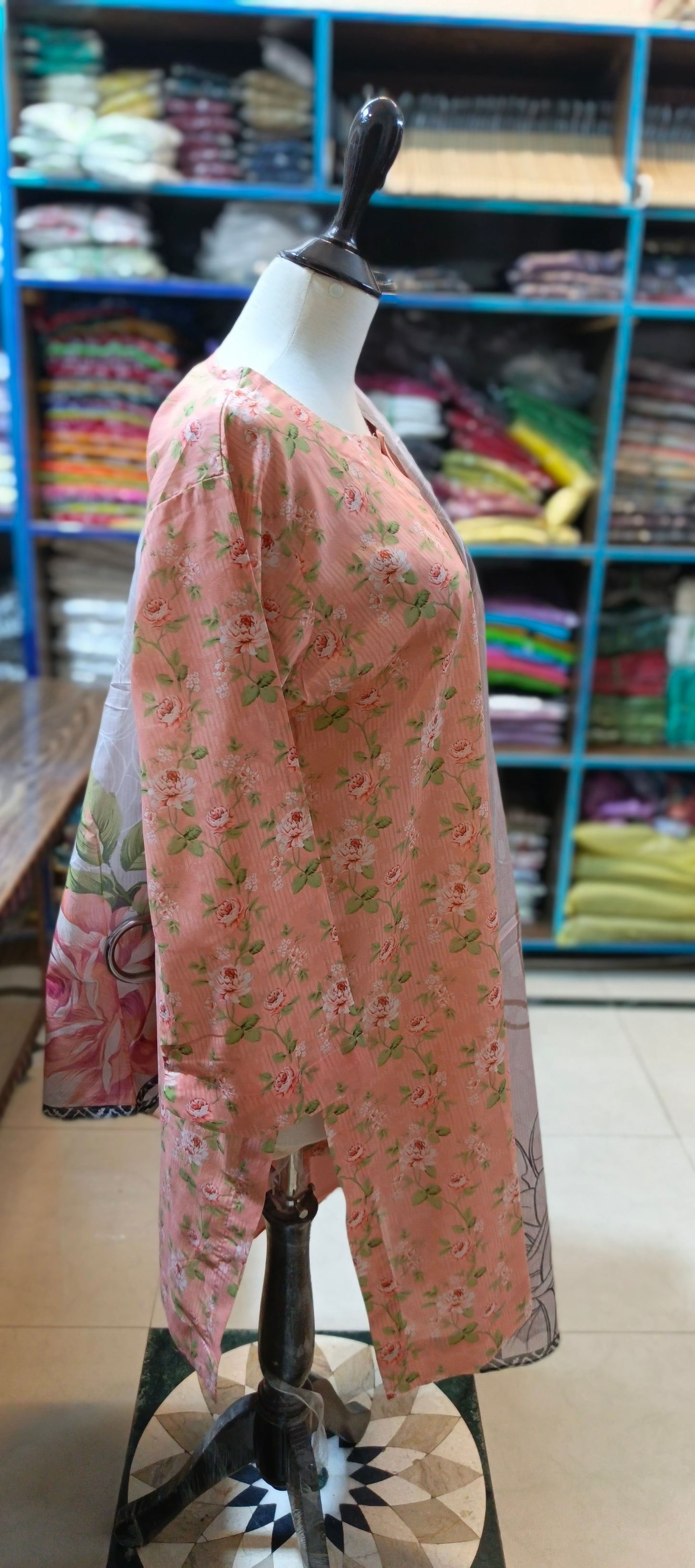 Co ord set 3 pc pure lawn