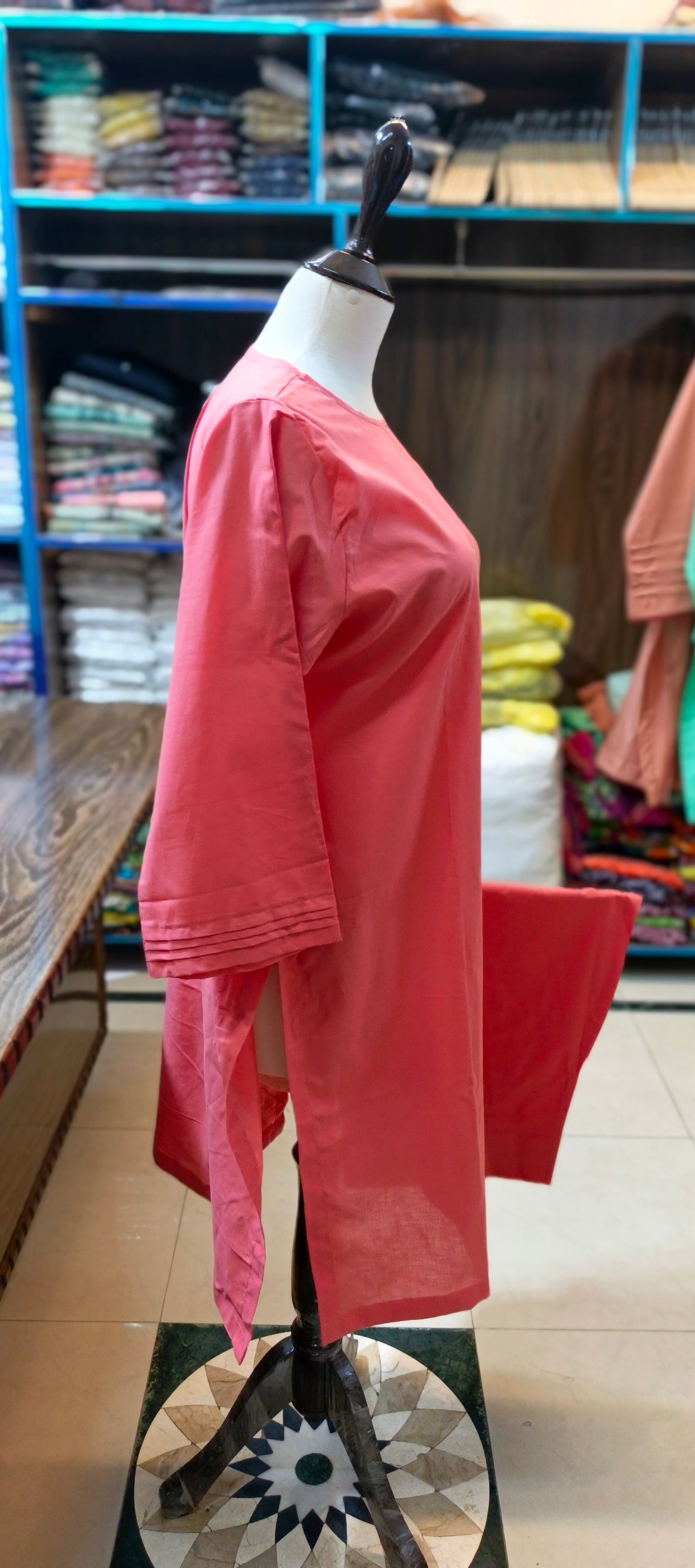 pure cotton solid shalwar kameez