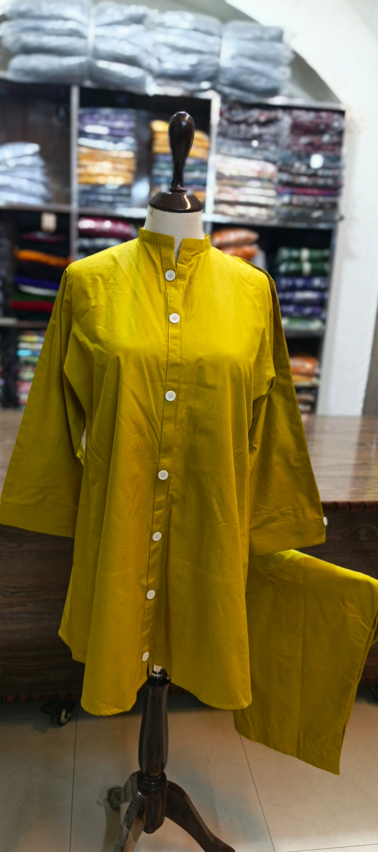 Bin saeed khaddar short co ord set