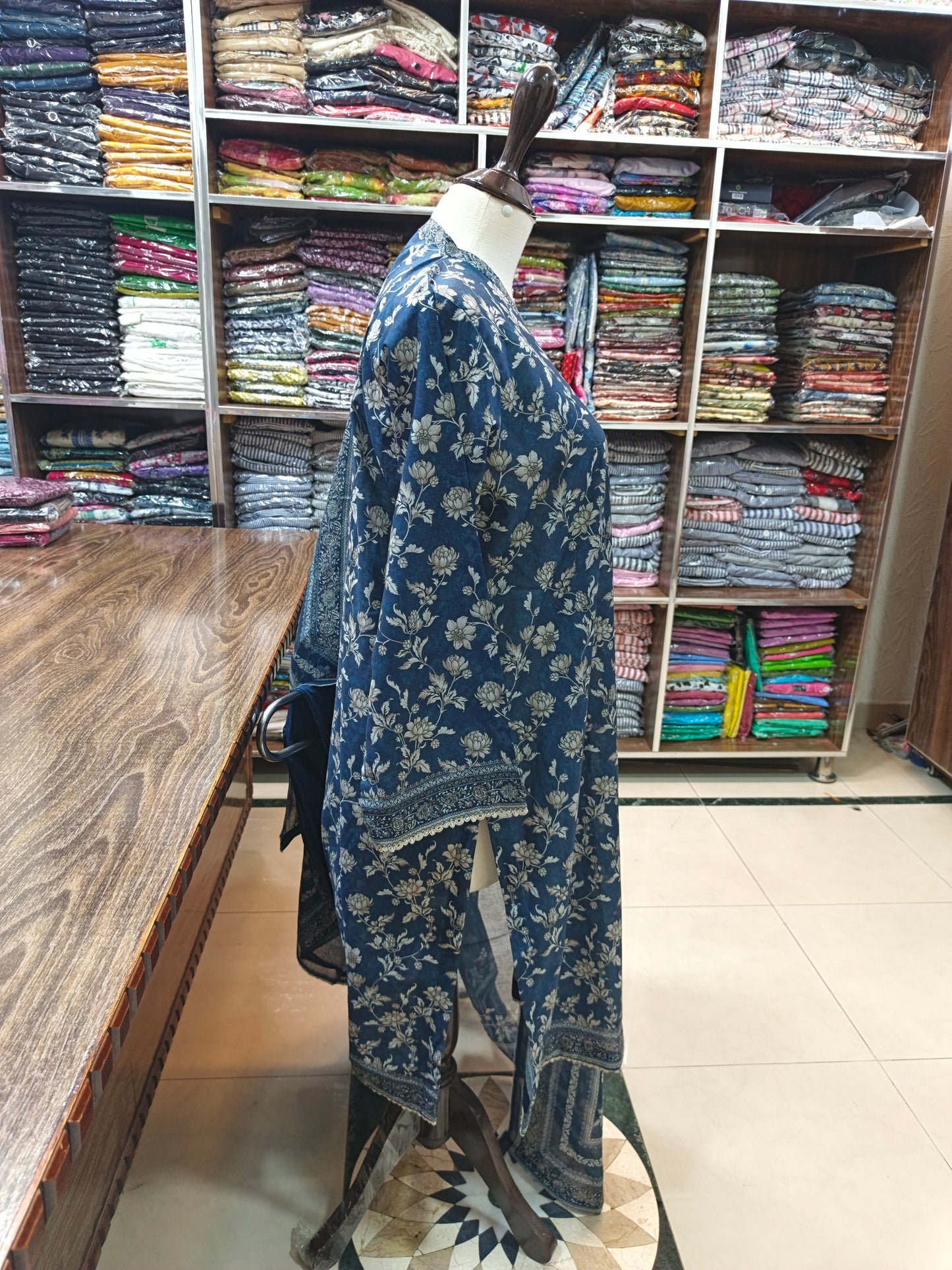 Binsaeed premium lawn stiched shalwar kameez 3pc