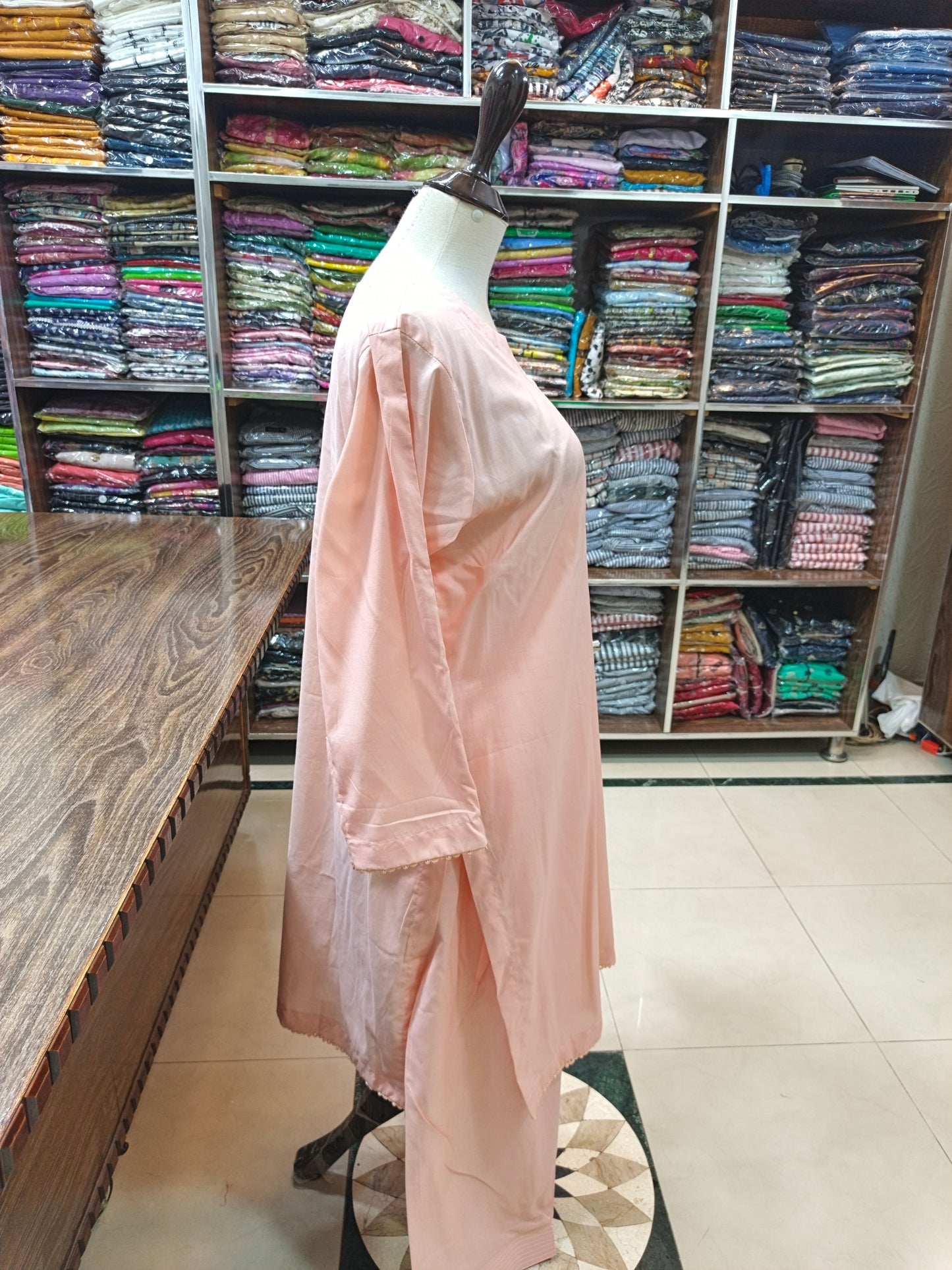 Solid pure lawn stiched shalwar kameez 2 pc lghtpch