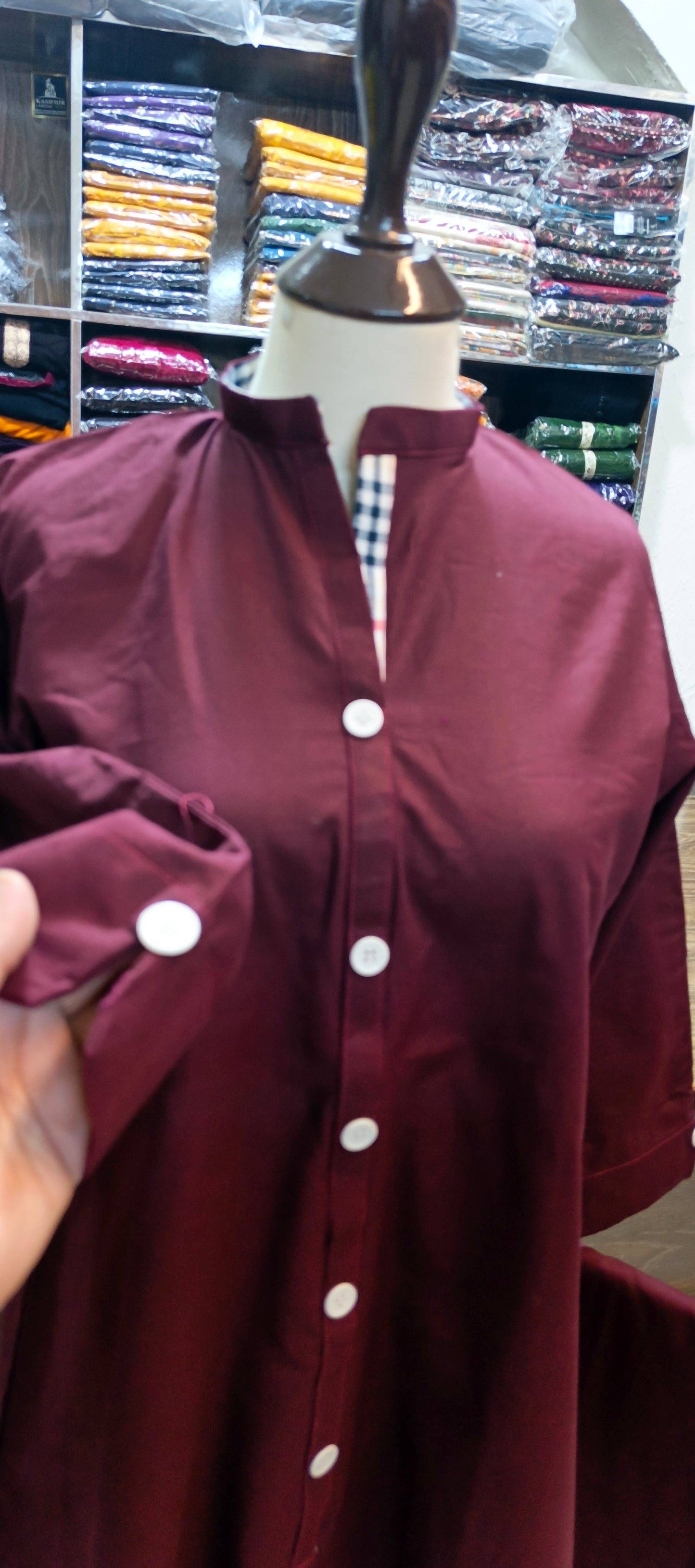 Bin saeed khaddar short co ord set