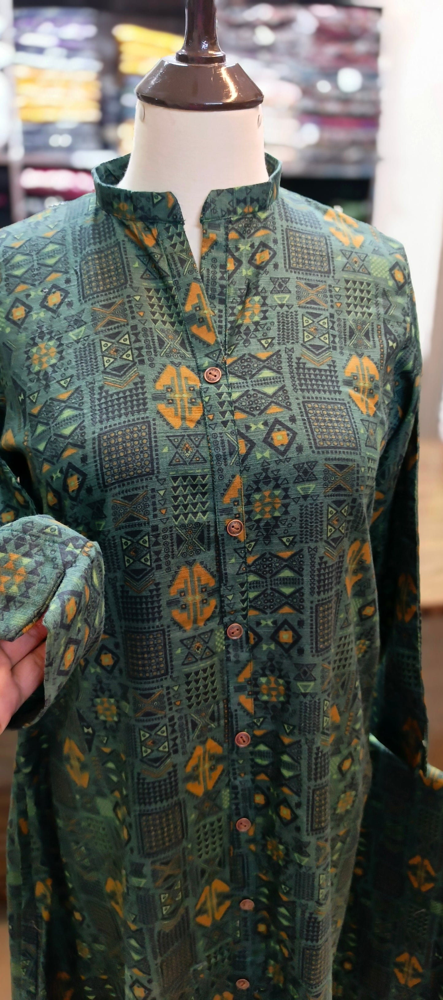 Bin Saeed khaddar stitched A line