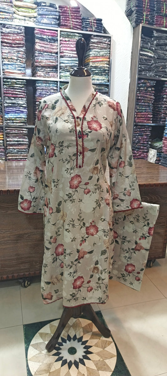 Safina premium lawn stiched shalwar kameez 2 pc skinmrn