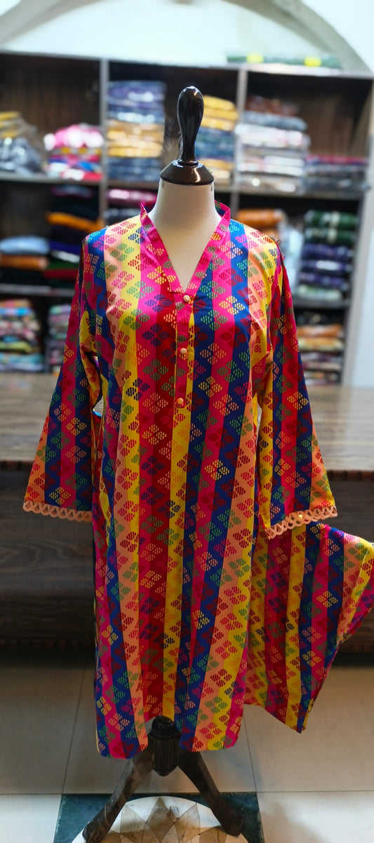 Linen shalwar kameez