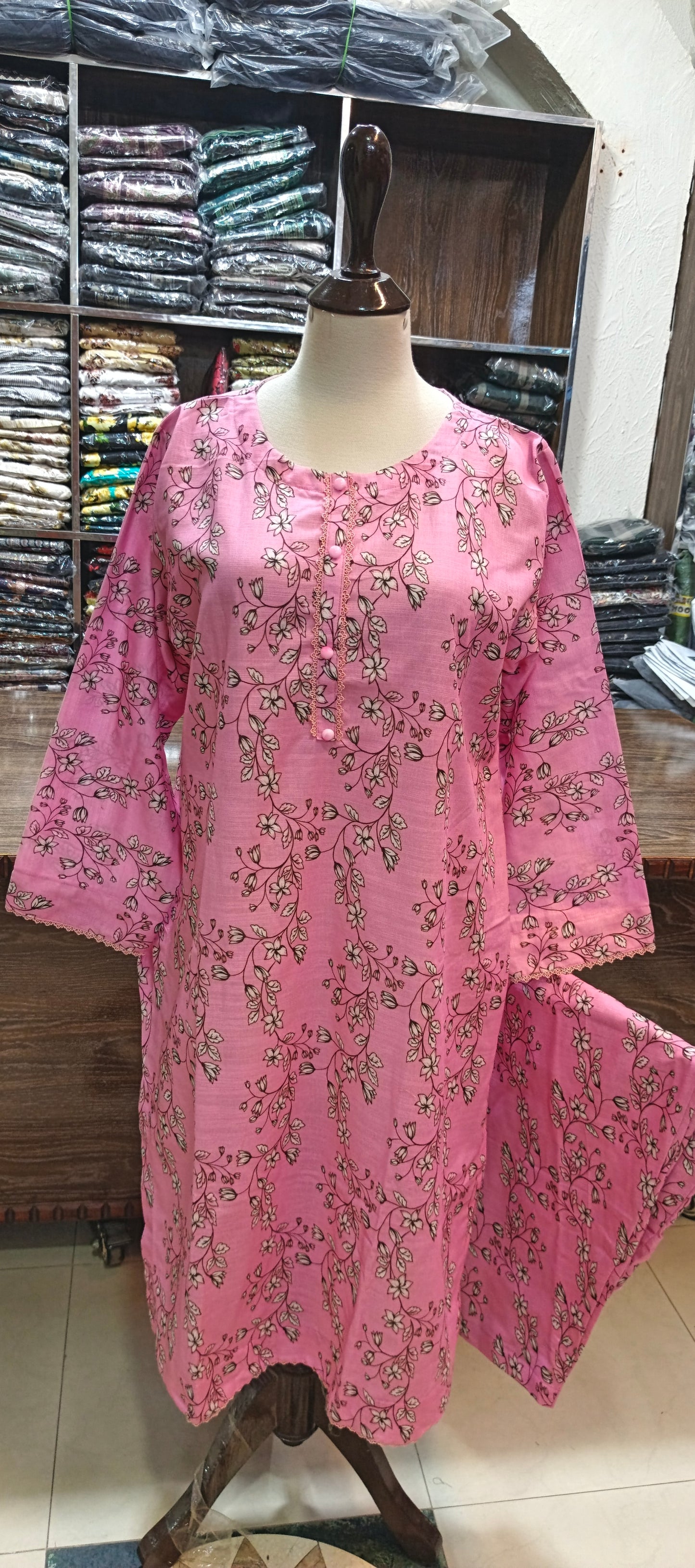 Khaddar stiched shalwar kameez 2 pc