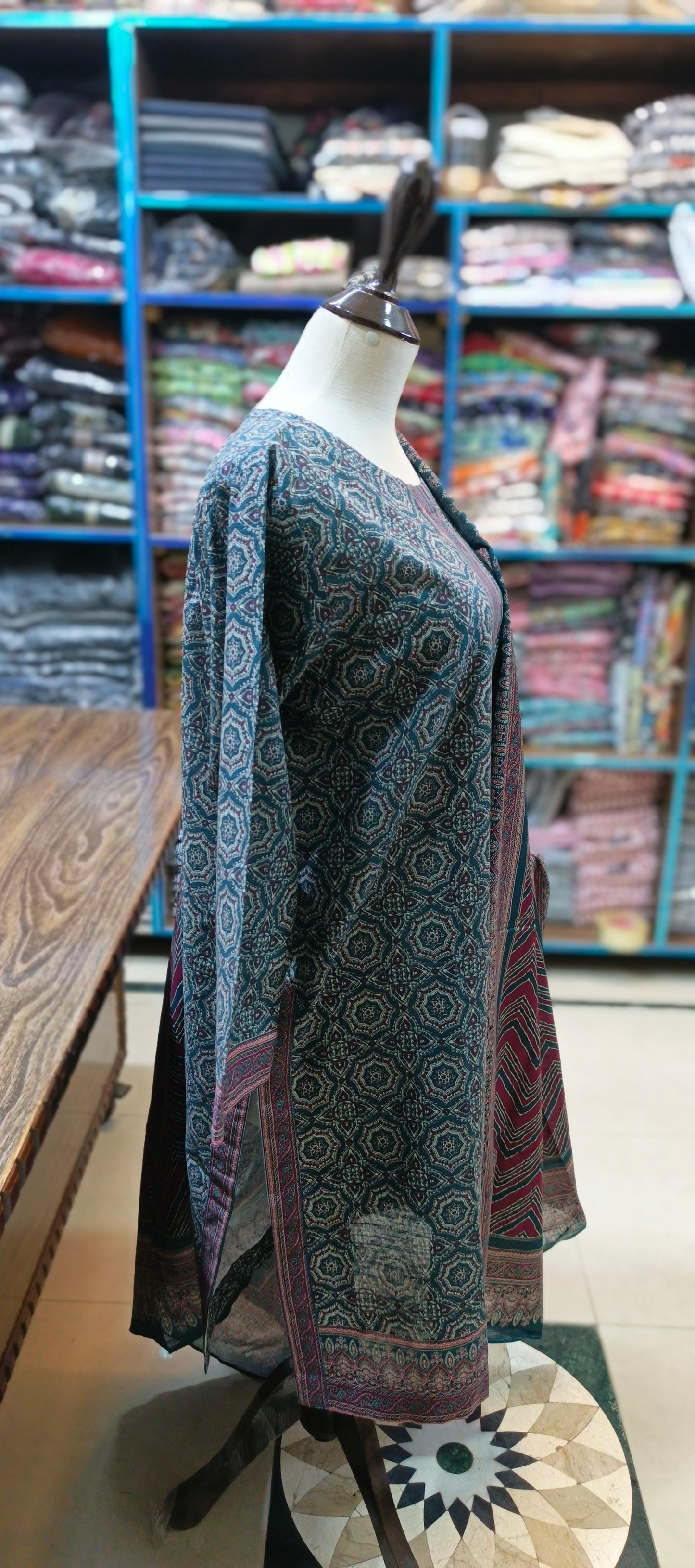 Bin saeed khaddar co ord set 3 pc