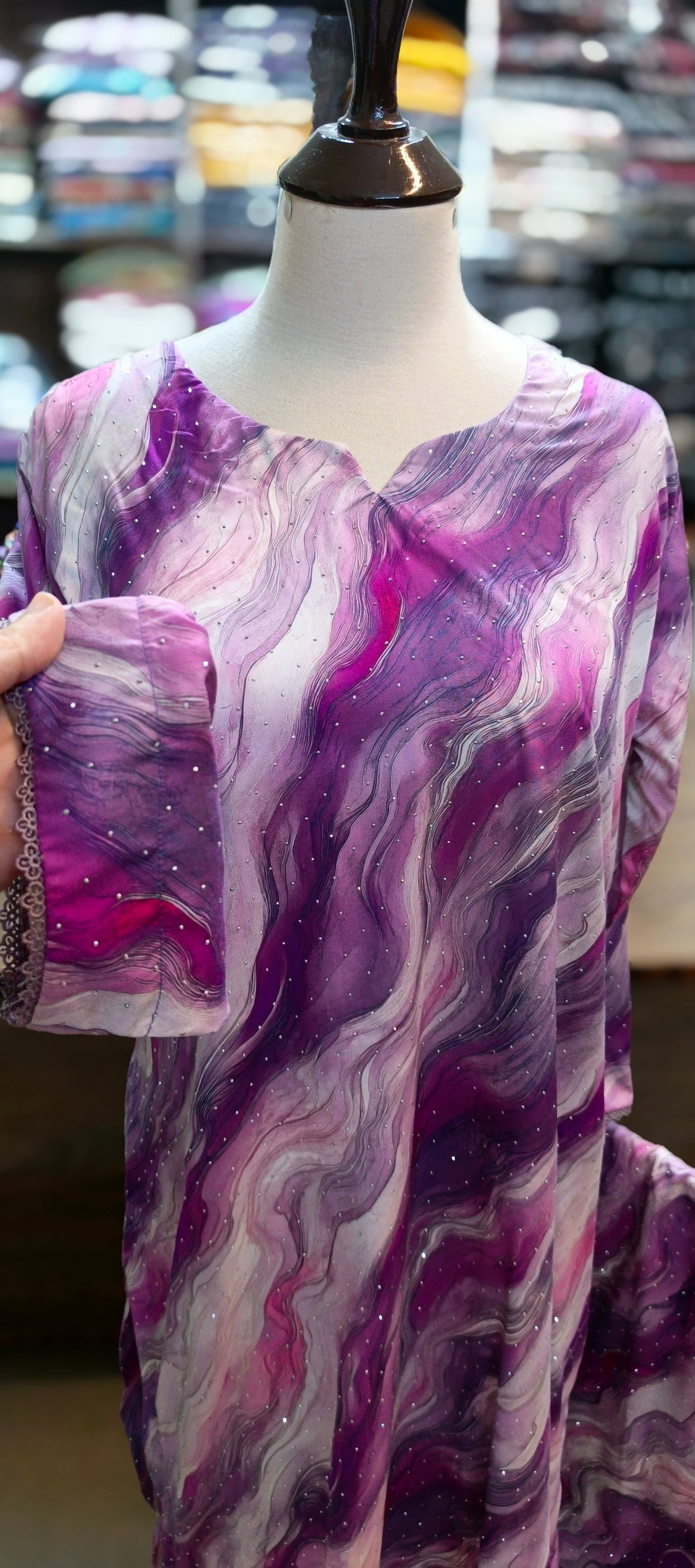 Mukesh linen shalwar kameez