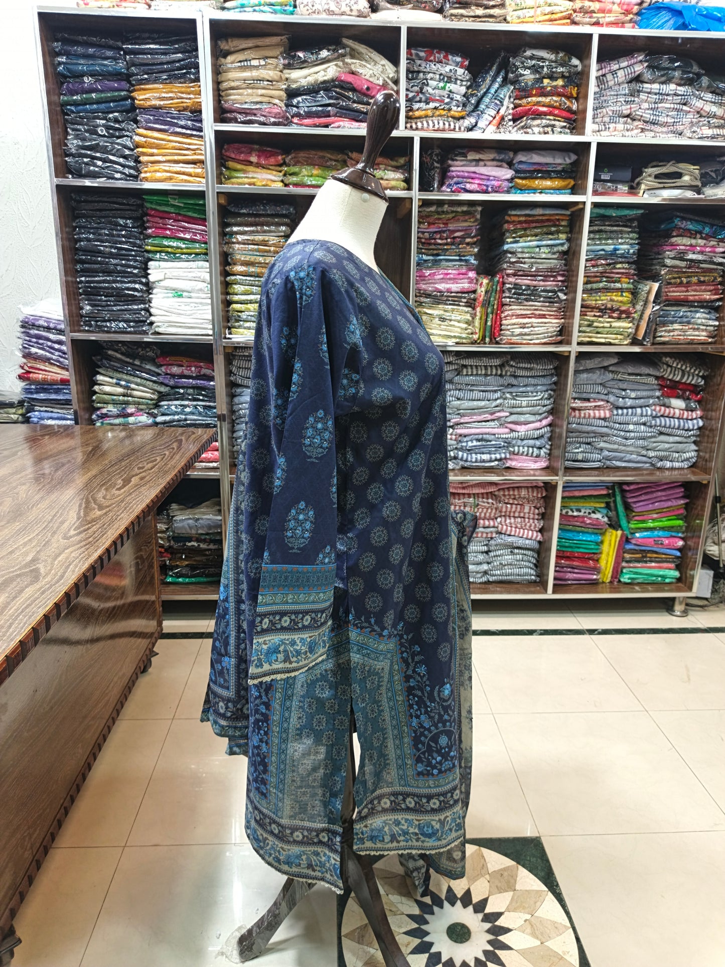 Binsaeed premium lawn stiched shirt trouser stiched 3pc Nvyfn