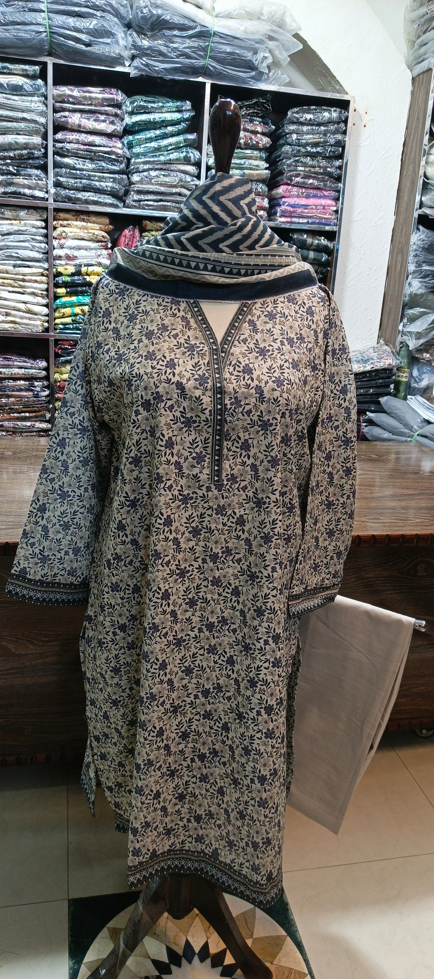 Bin saeed khaddar shalwar kameez 3 c