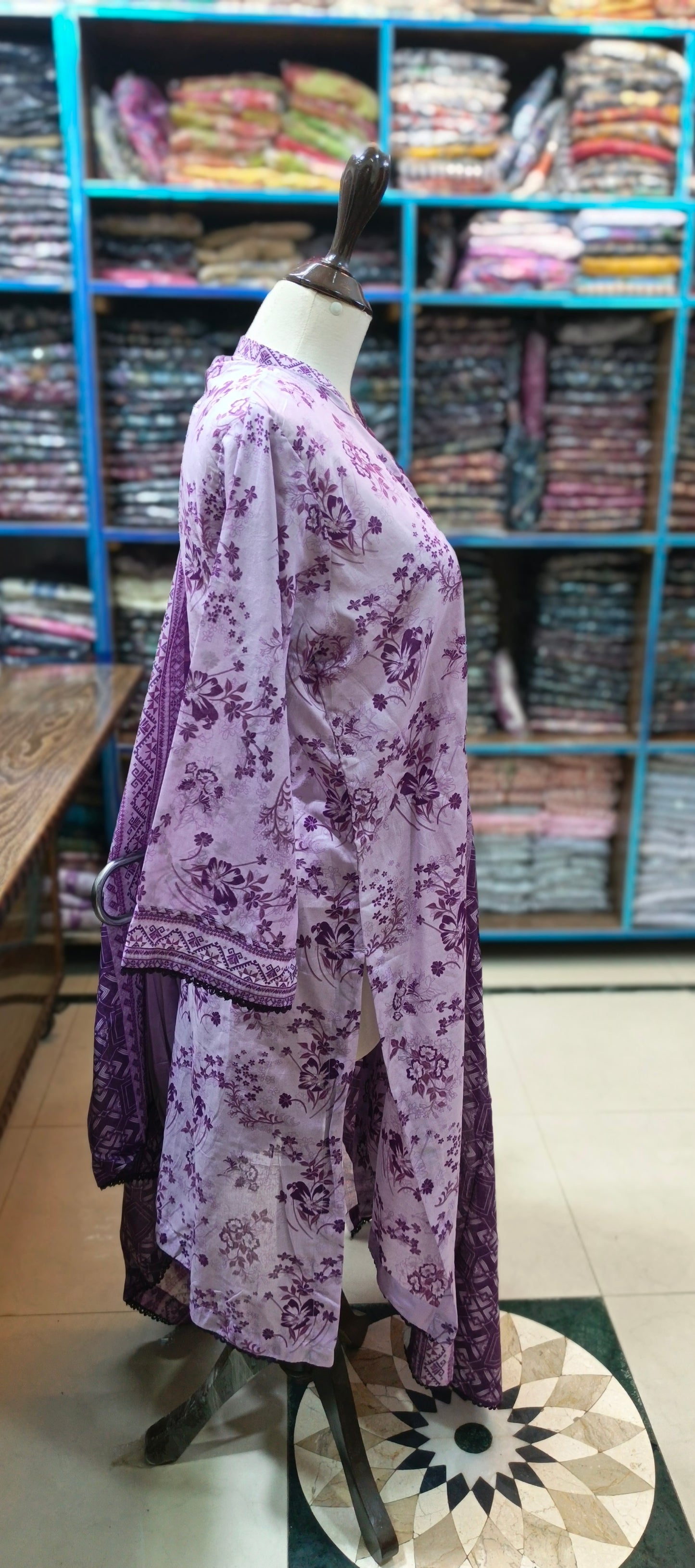 Safina premium lawn stiched shalwar kameez 3 pc lilcD