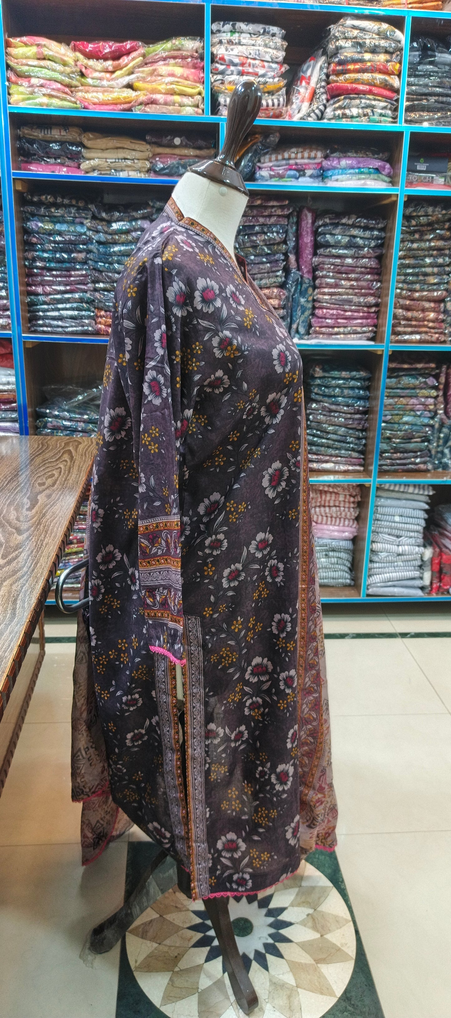 Safina  premium lawn stiched shalwar kameez 3 pc