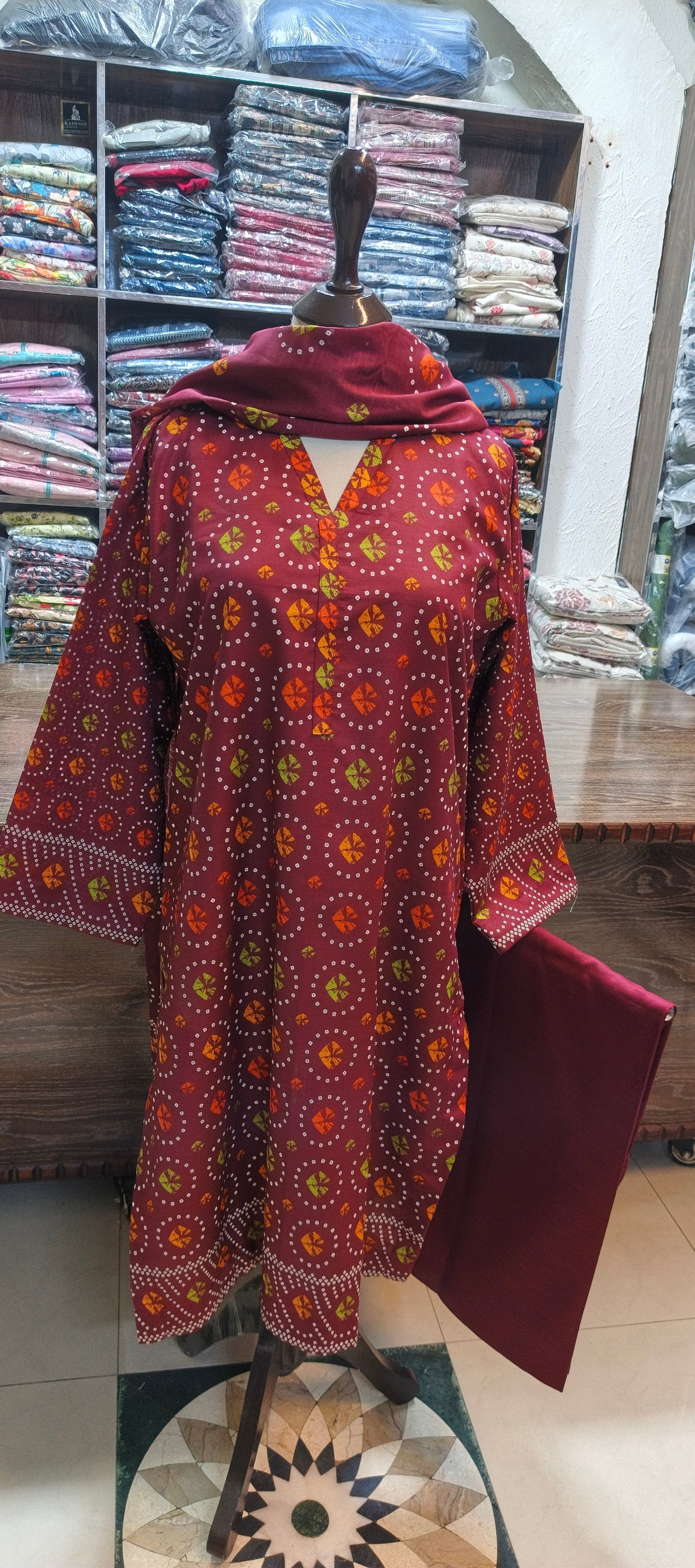 Bin saeed khaddar shalwar kameez 3 pc