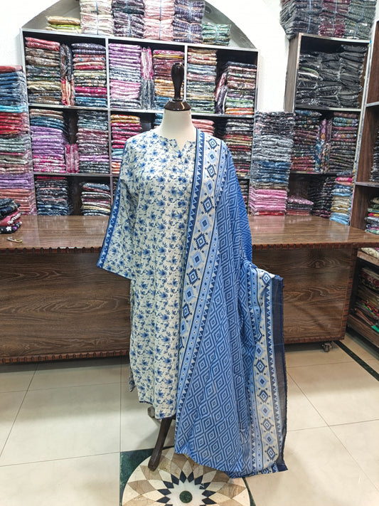 Bin saeed premium lawn stiched shirt trouser 3pc WbF