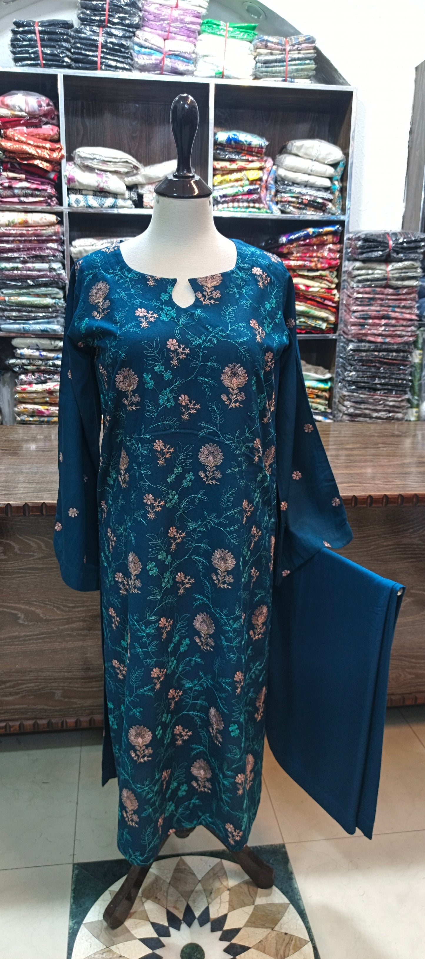Karandi embroidered mid summer stiched 2 pc frz p