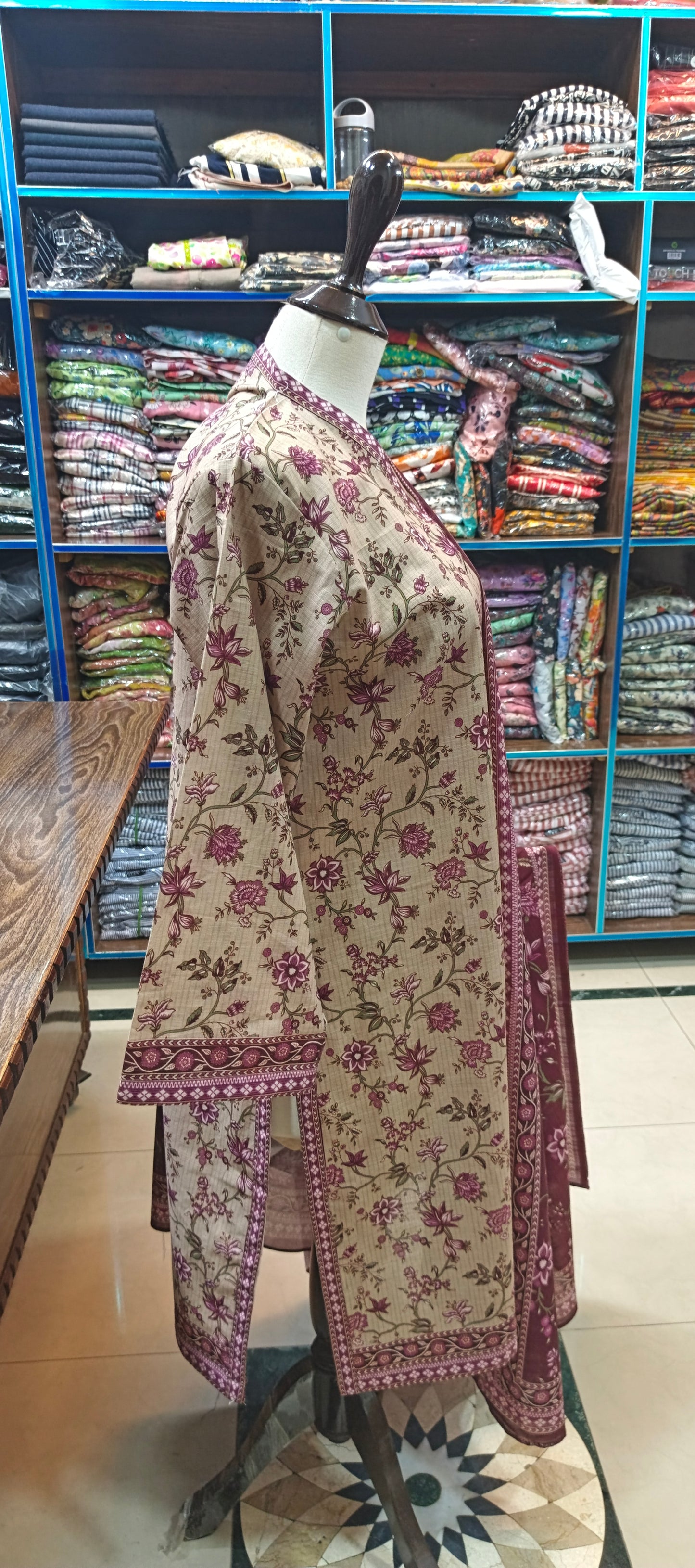 Bin saeed khaddar shalwar kameez 3 pc