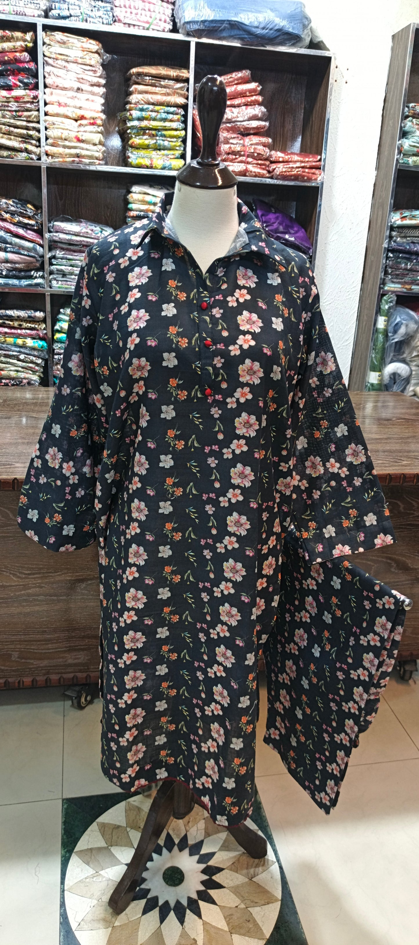 Khaddar shalwar kameez stiched 2 pc