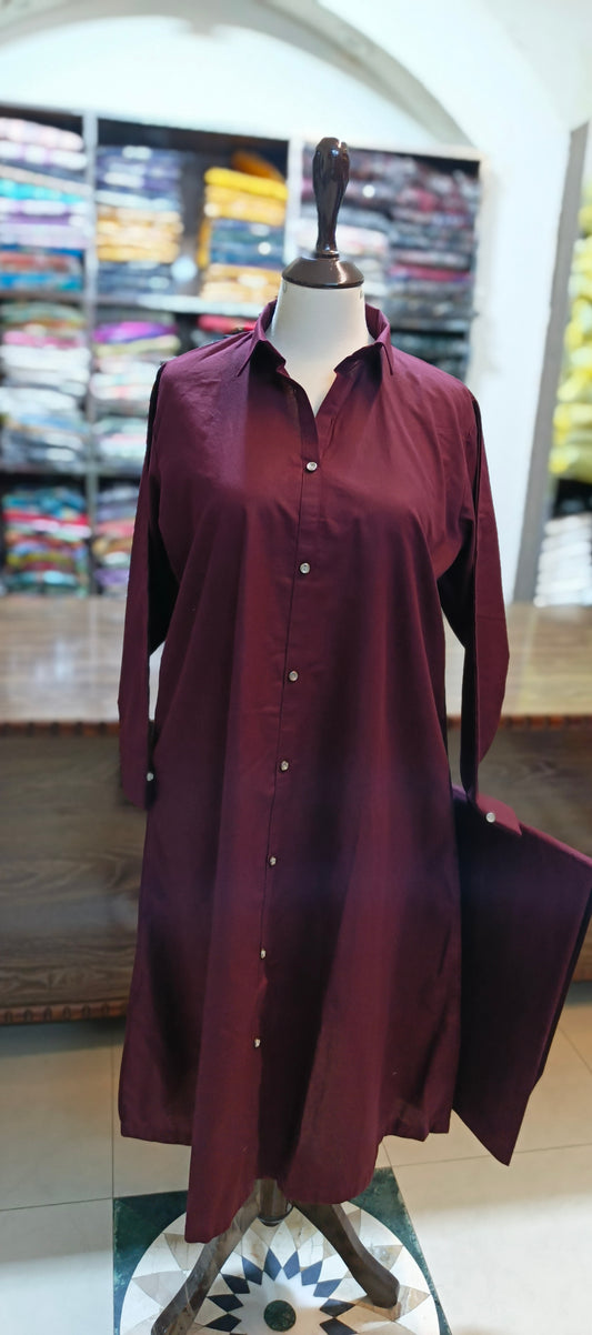 Bin Saeed solid khadder maxi