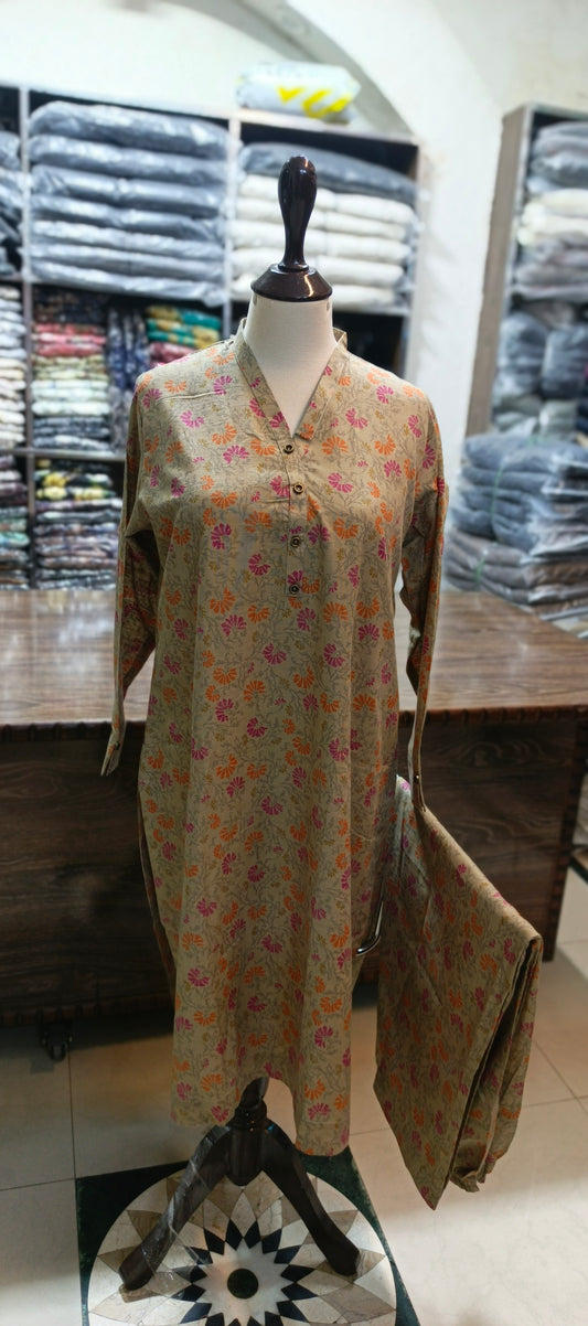 Bin saeed khaddar shalwar kameez 2 pc