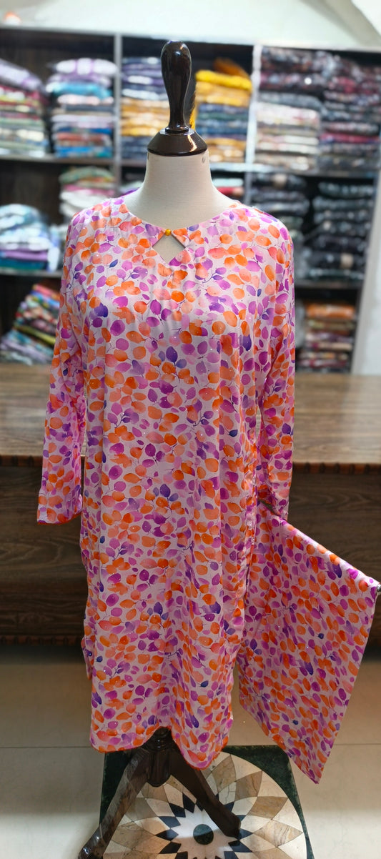 Mukesh linen shalwar kameez