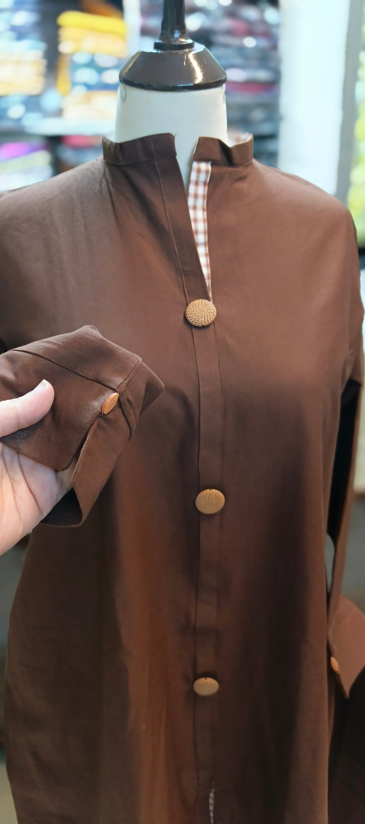 Bin Saeed solid khadder co ord set 2 pc