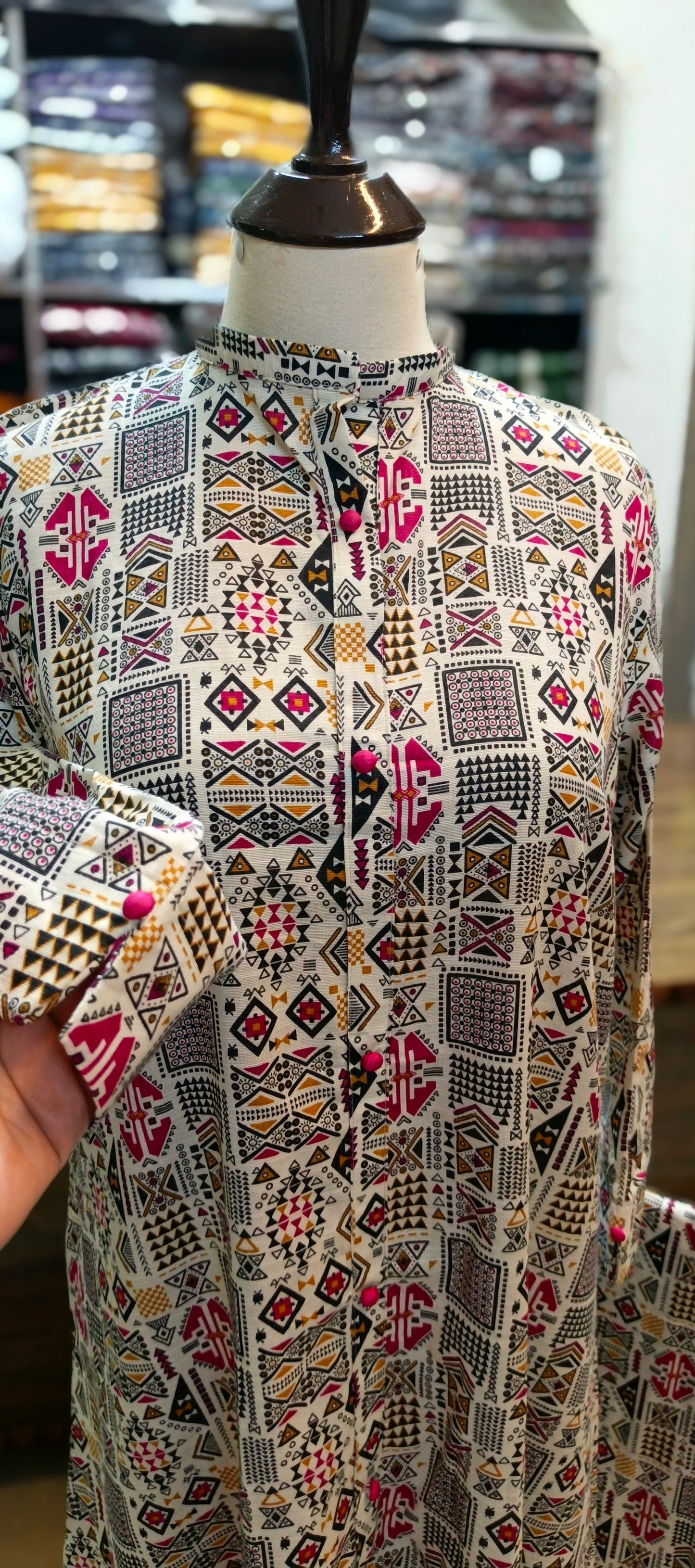 Bin Saeed khaddar stitched A line