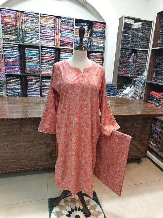 Binsaeed premium lawn stiched shirt trouser 2pc pchfrz