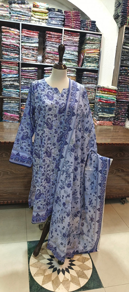 Bin saeed shalwar kameez 3pc inknvy