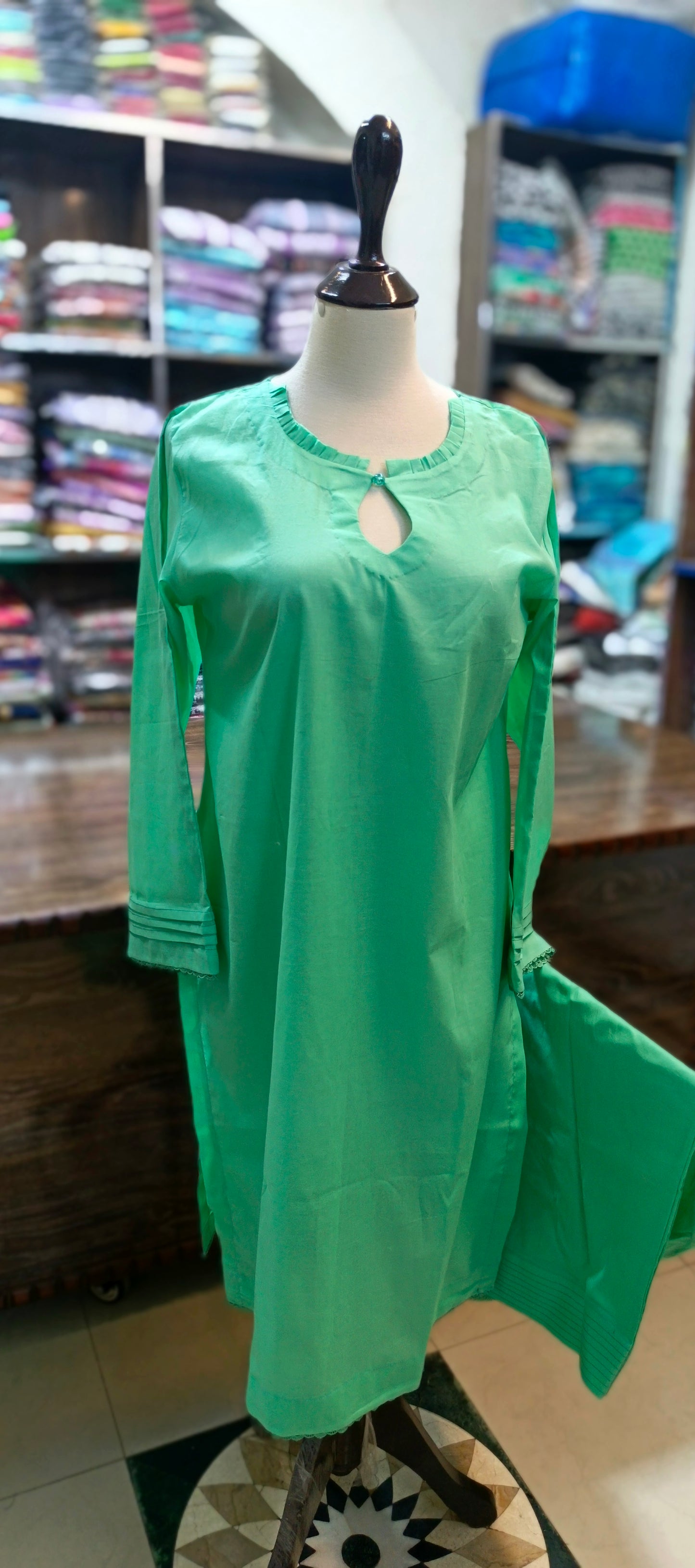 pure cotton solid shalwar kameez