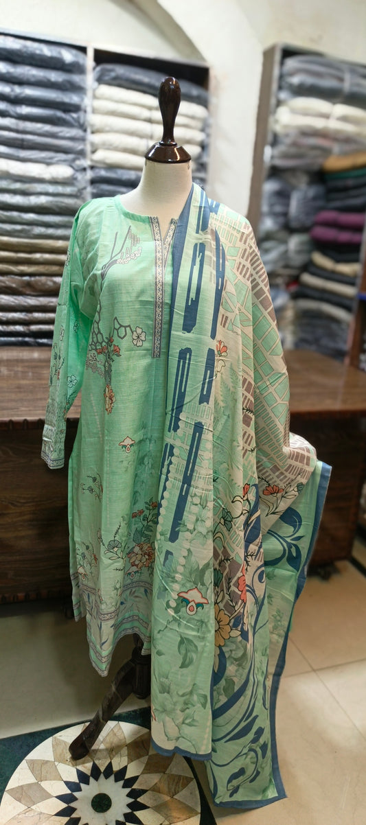 Bin saeed khaddar 3 pc