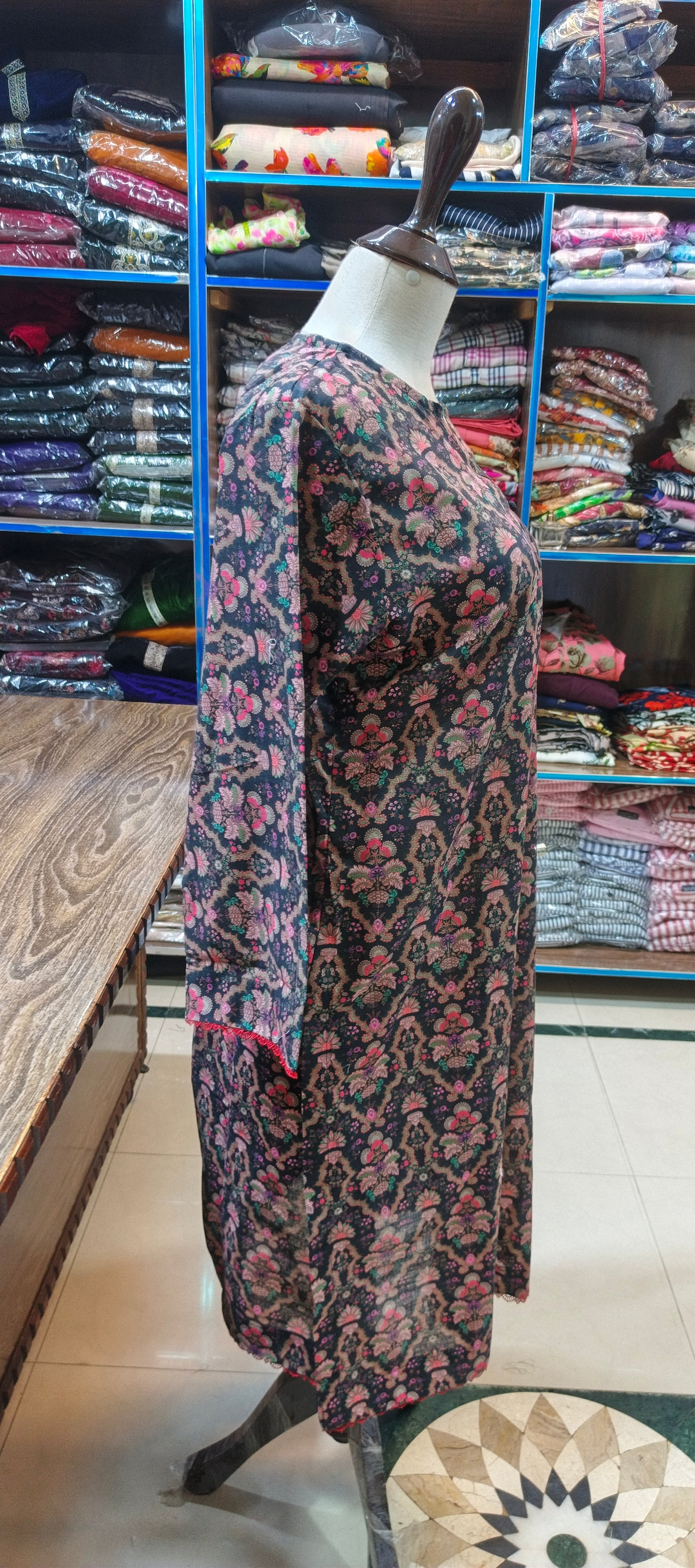 Khaddar stiched shalwar kameez 2 pc