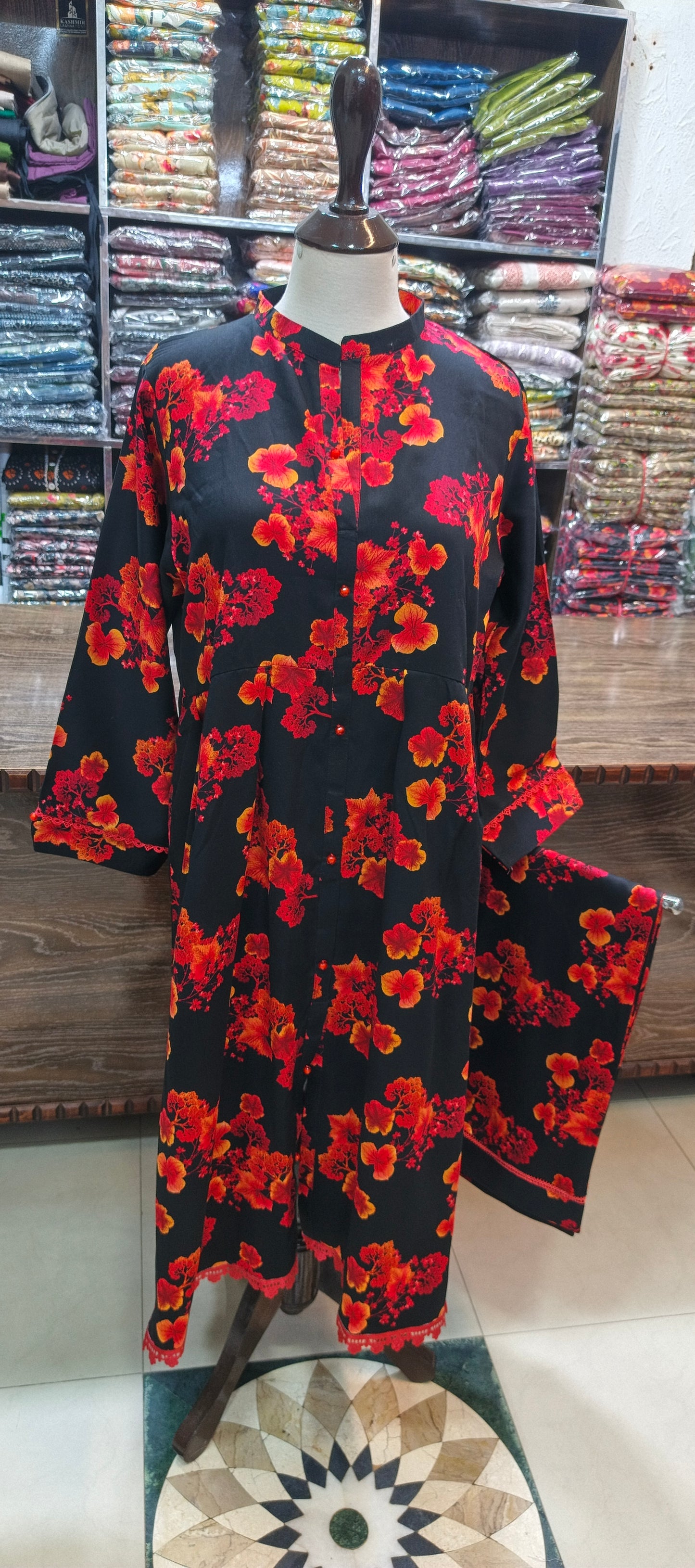 Marina long frock 2 pc