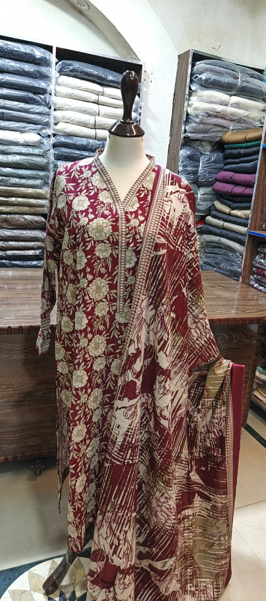 Bin saeed khaddar 3 pc