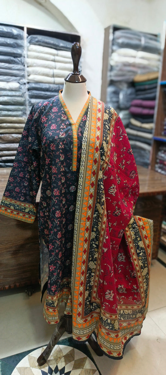 Bin saeed khaddar 3 pc