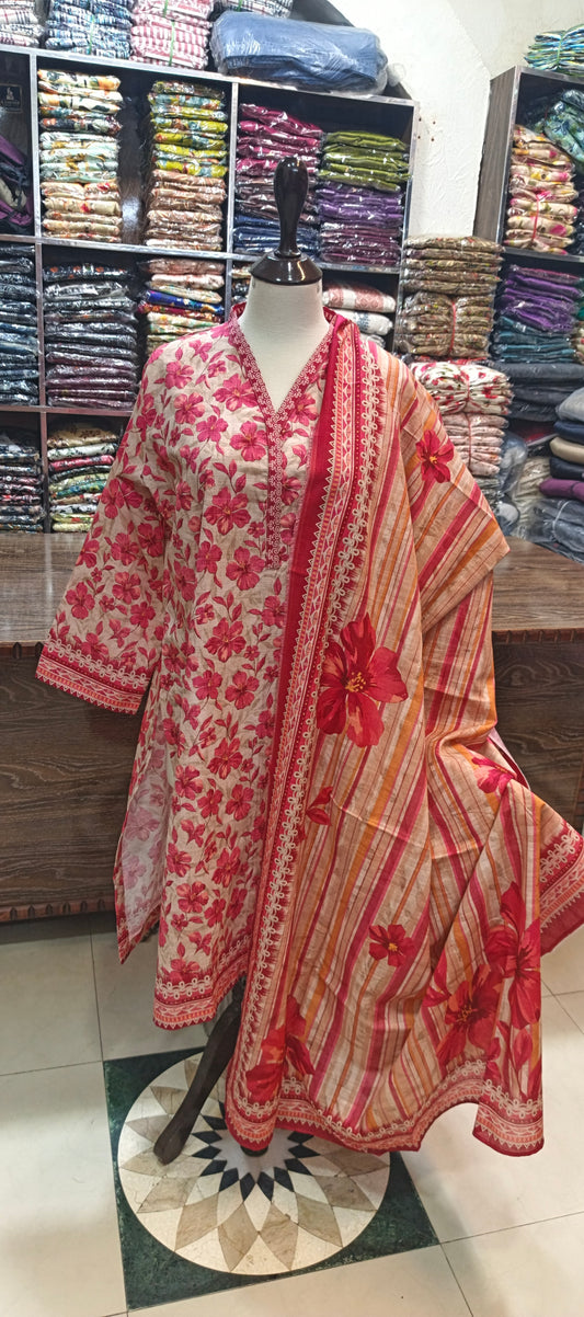 Bin saeed khaddar shalwar kameez 3 pc