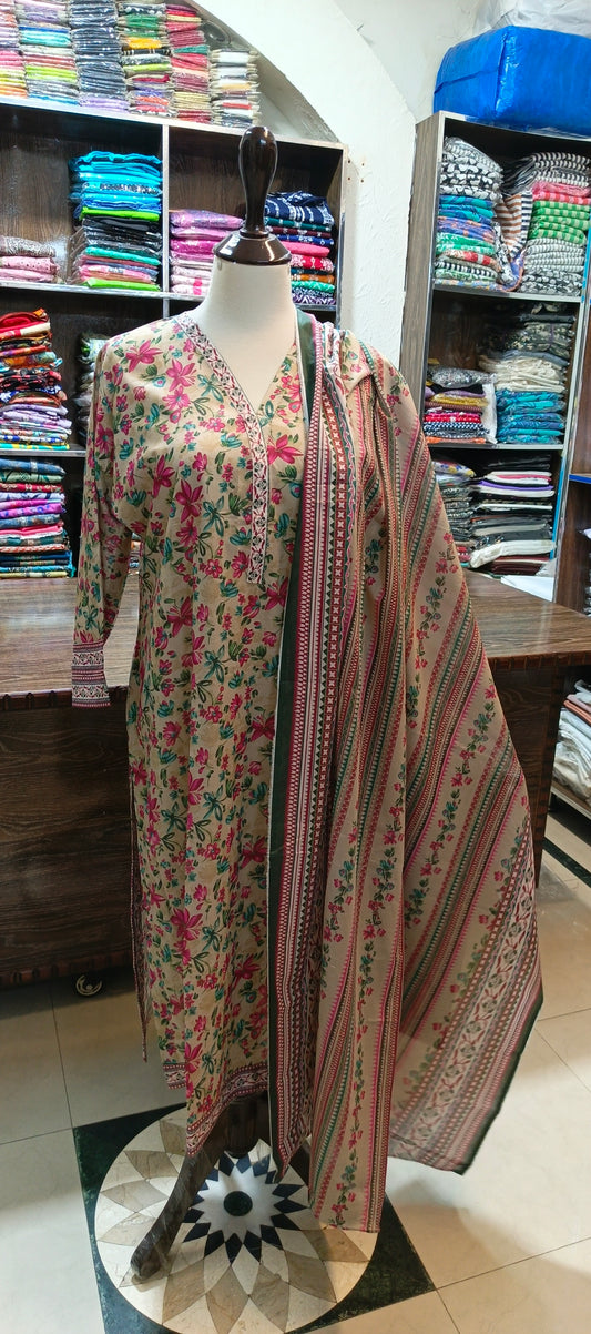 BIN SAEED SHIRT TROUSER 3 PC