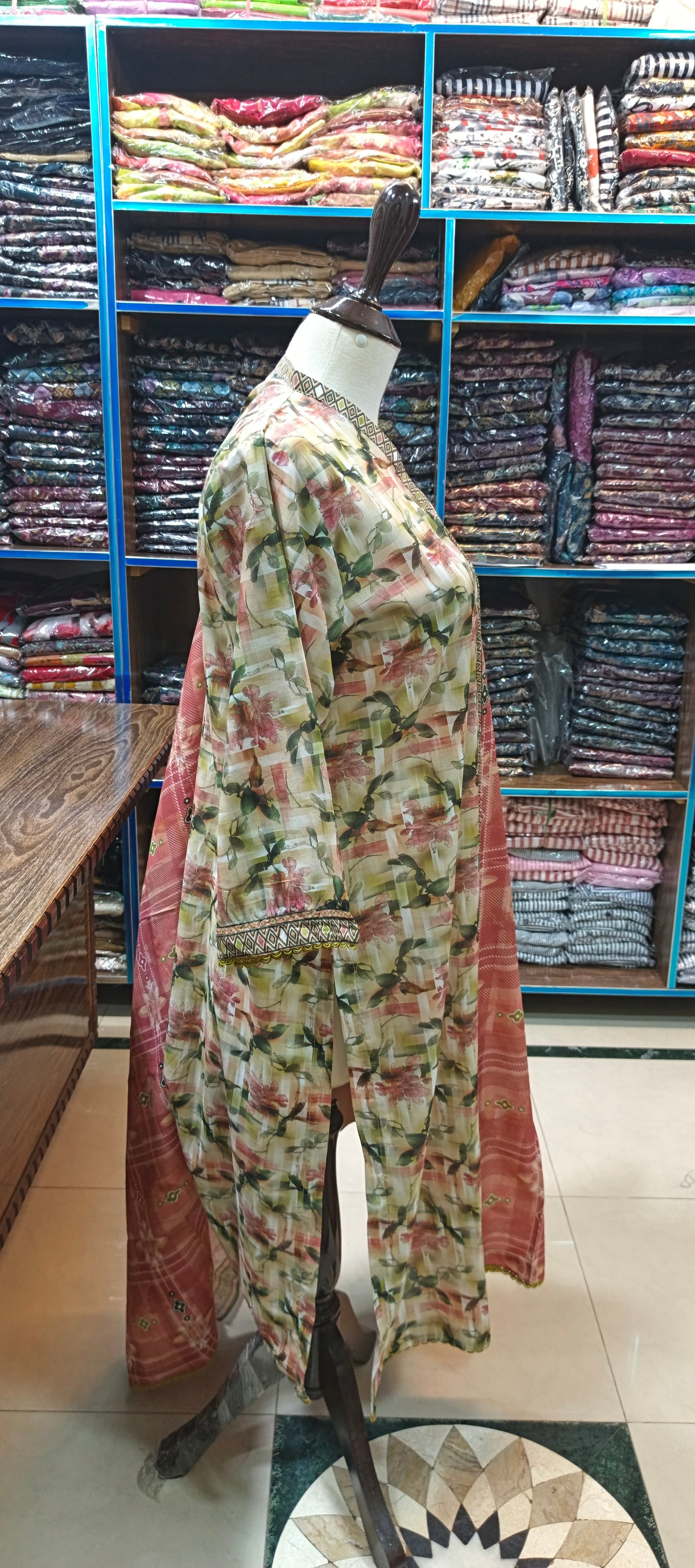 Bin saeed premium lawn shalwar kameez stiched 3 pc