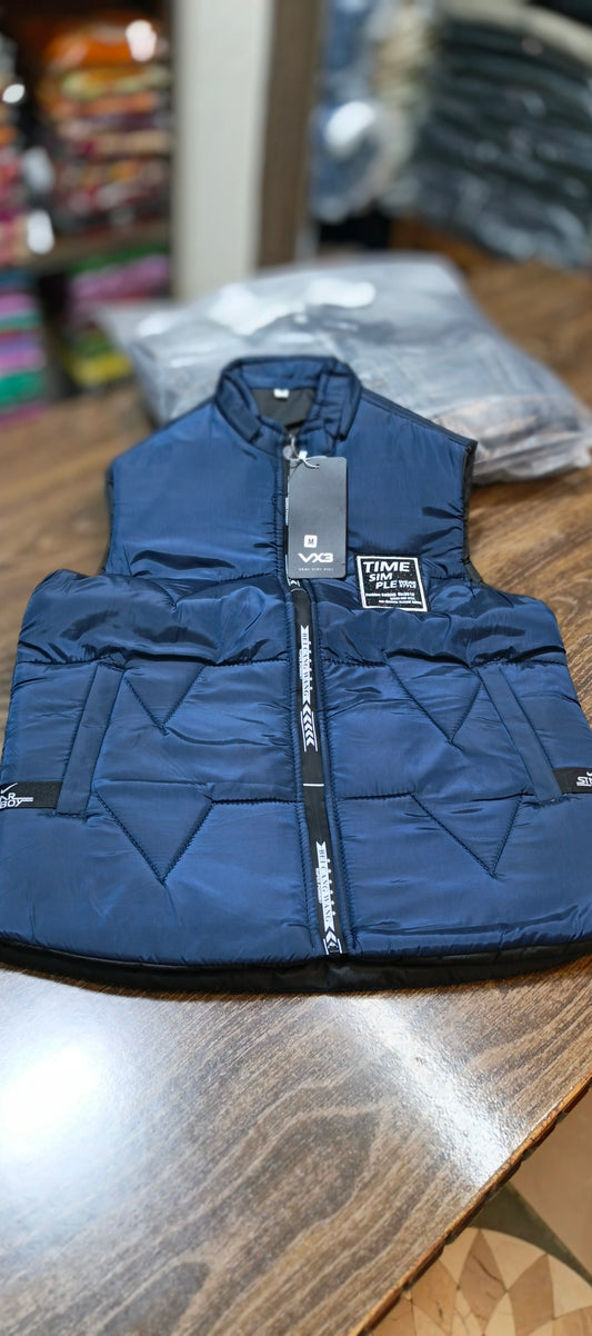 Puffer hoodie sleeveless