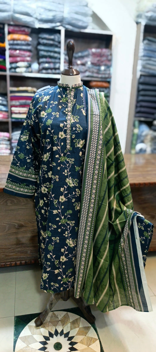 Safina khaddar stiched 3 pc