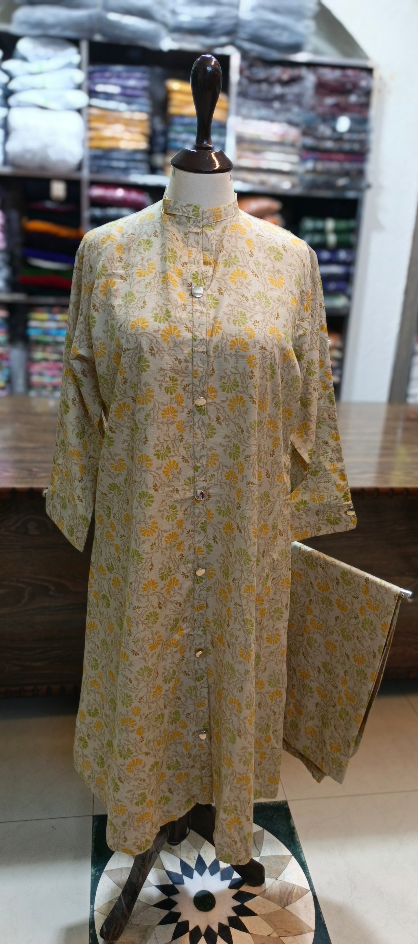 Bin Saeed khaddar stitched A line