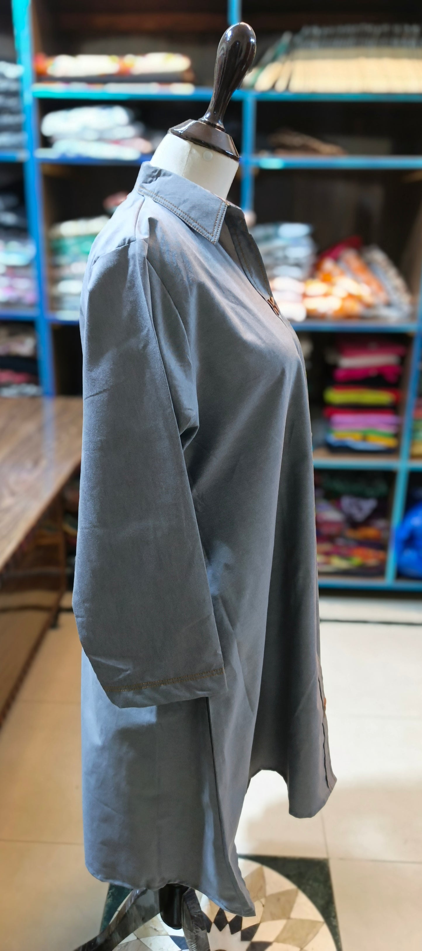 Denim maxi