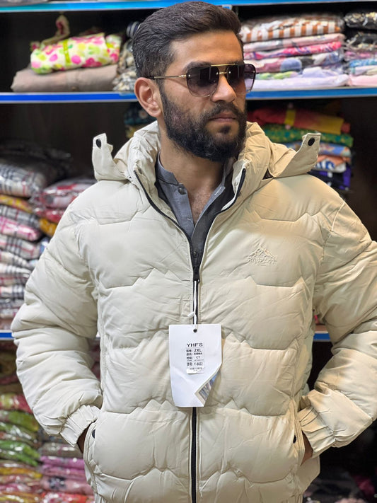 Puffer hooded jacket