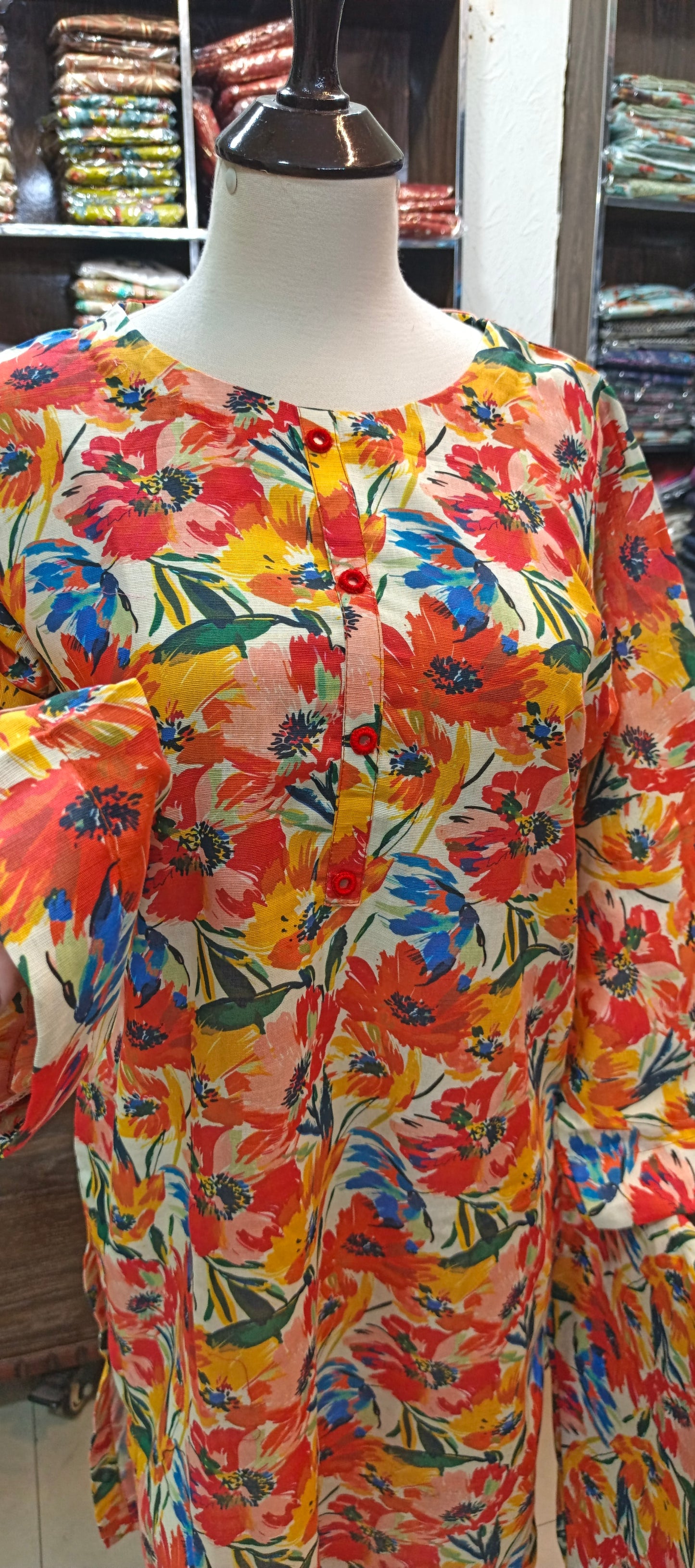 Khaddar stiched shalwar kameez 2 pc