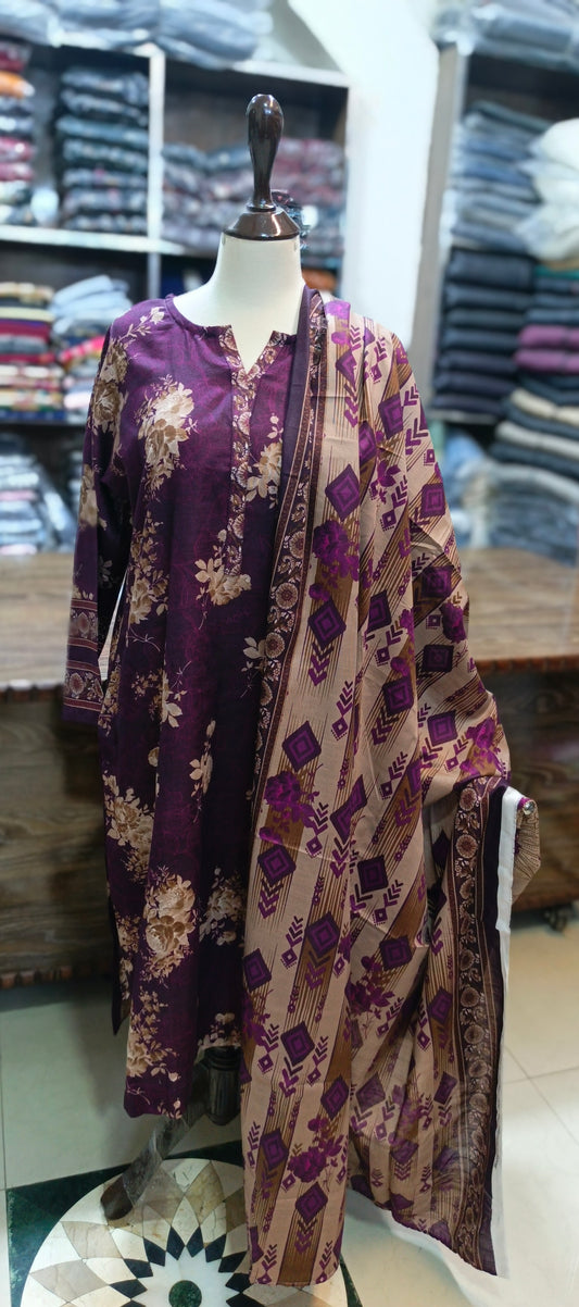 Safina khaddar 3 pc