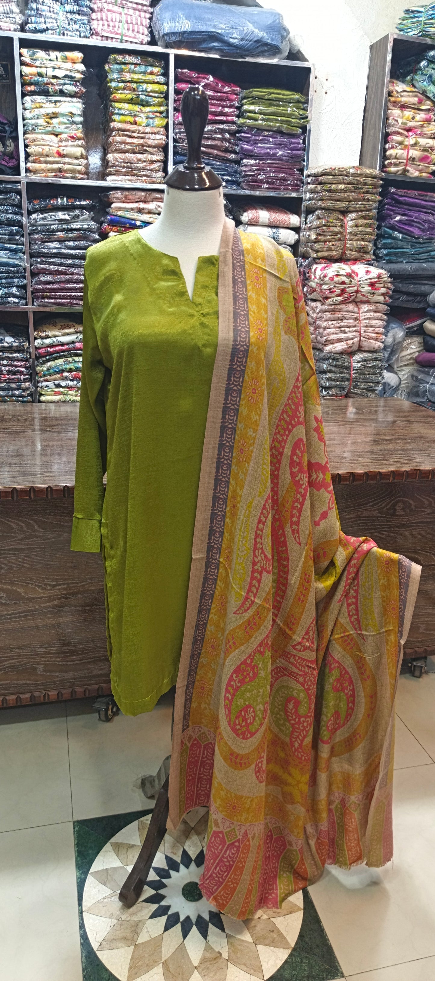 Velvet silk short co ord set