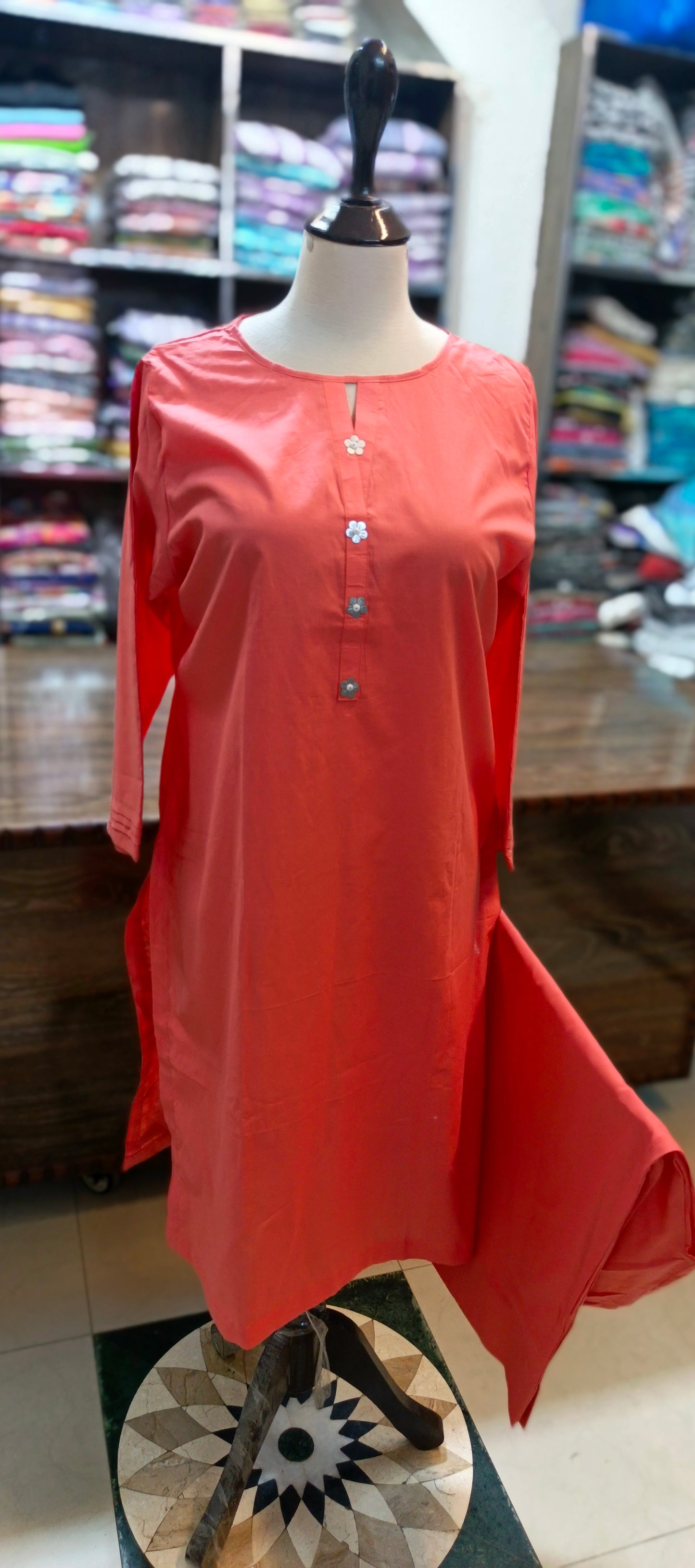 pure cotton solid shalwar kameez