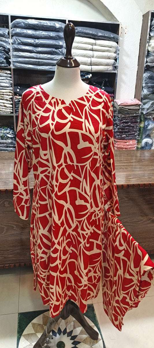 Linen shalwar kameez 2 pc