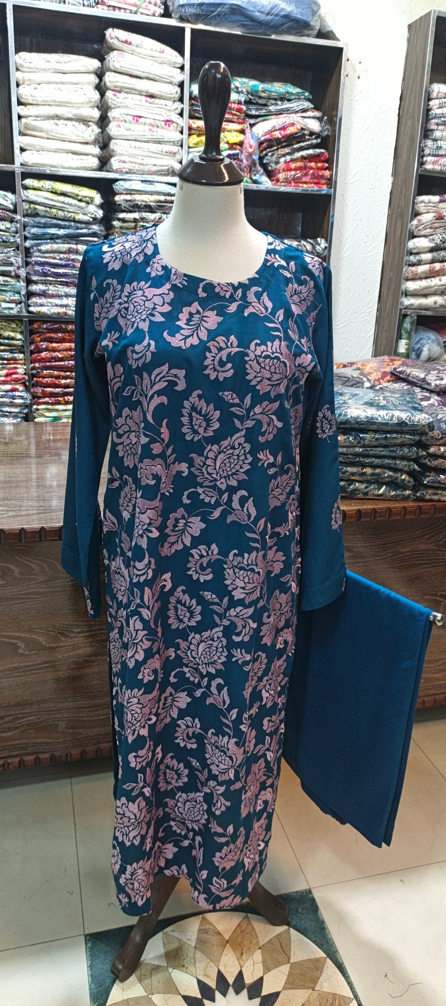 Karandi mid summer embroidered stiched frzpnk