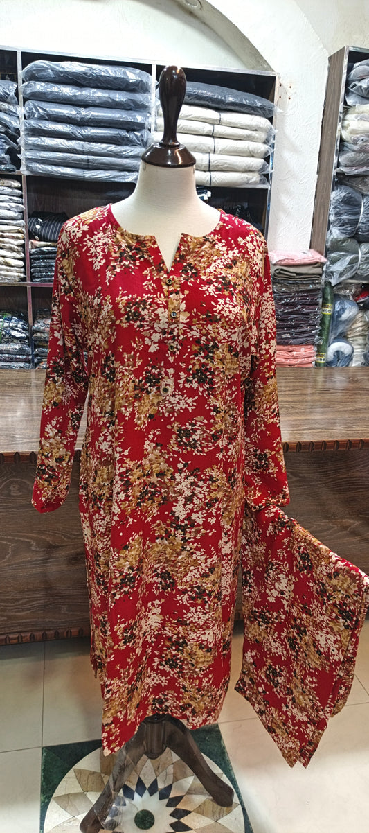 Linen shalwar kameez