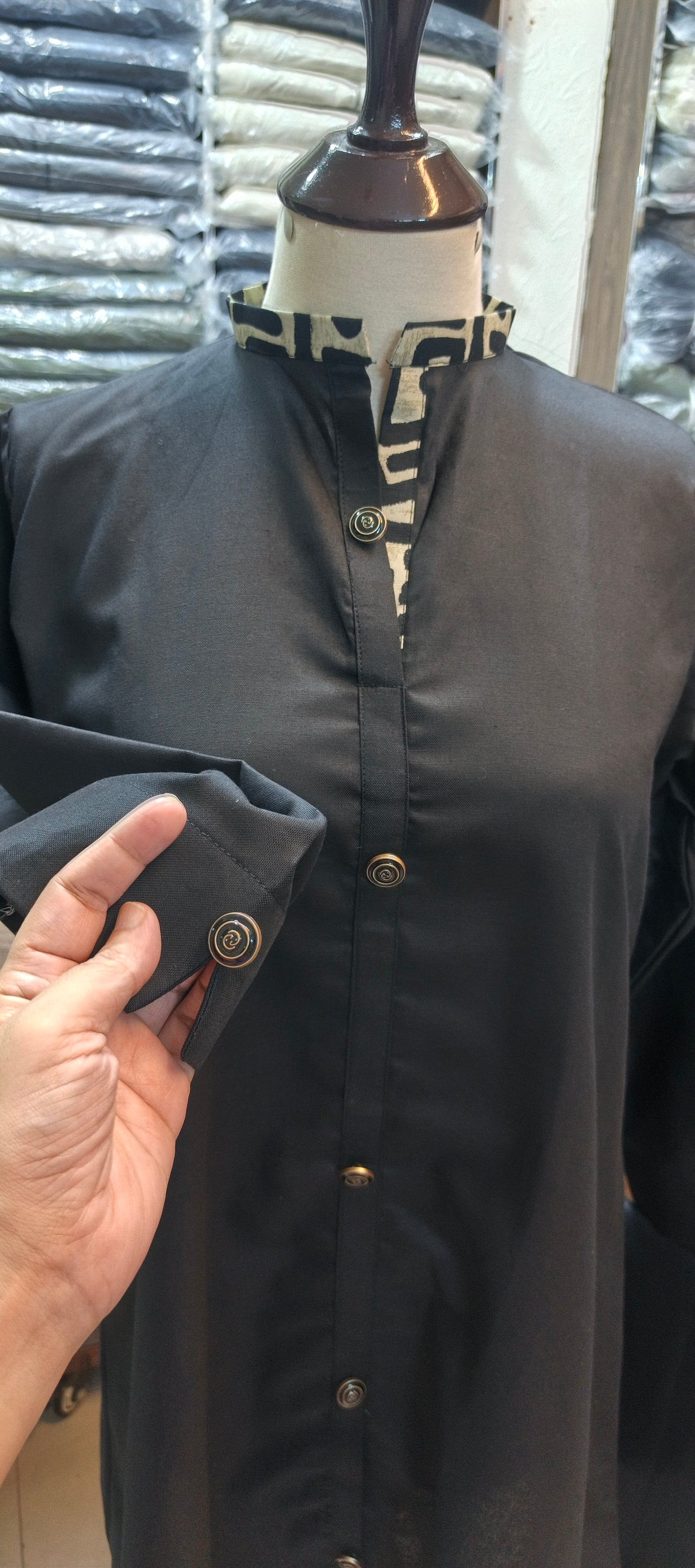 Bin saeed khaddar short cord set